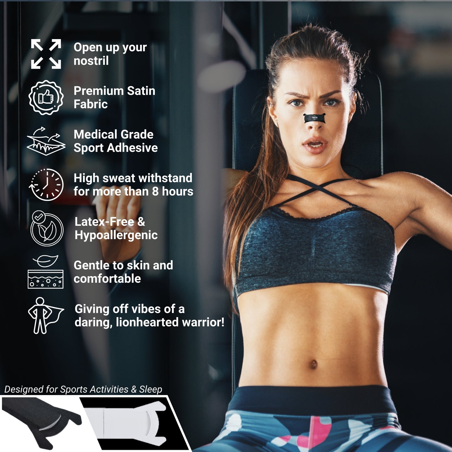 BreathePro™ Premium Athletic Nose Strips 2.0 (35 Counts)
