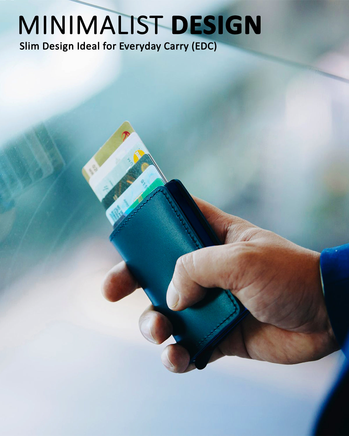 AMG carbon credit card wallet AMBP394