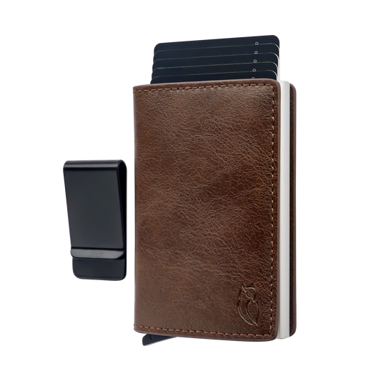 Brown Leather Card Holder