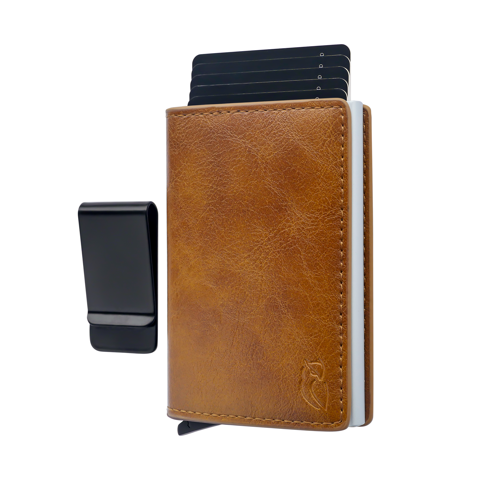 2023 Credit Card Holder Men Wallet Rfid Aluminum Box Bank Pu Leather  Wallets With Money Clip Designer Cardholder